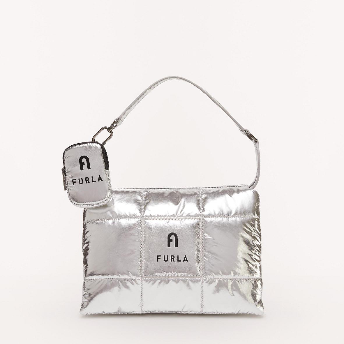 Furla Piuma Axelväskor Dam Silver Sverige ZLE792450